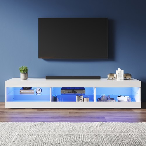 180cm white black led - led, high