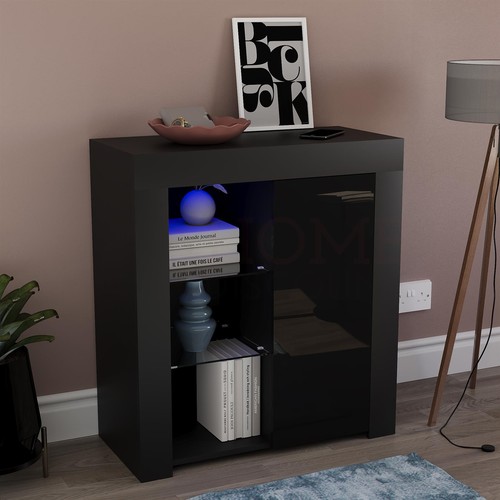 Led sideboard high gloss - led,