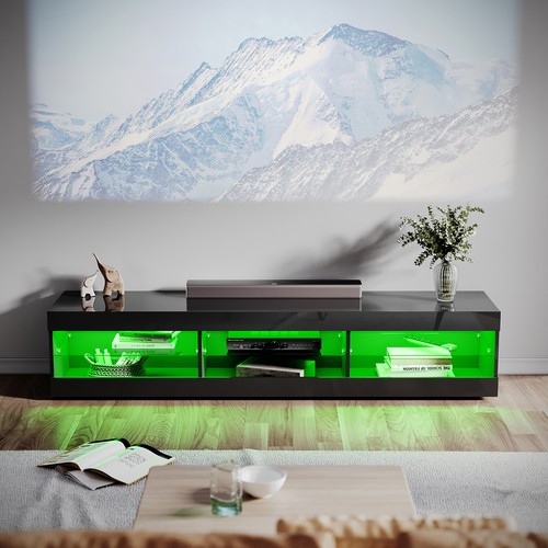 Black high gloss - black, tv