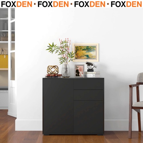Sideboard high gloss black - sideboard,