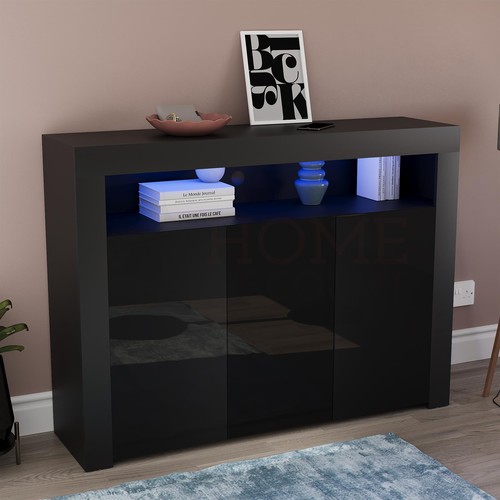 Led sideboard high - sideboard, gloss