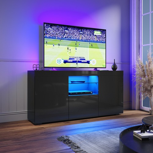 High gloss black stand - black, tv