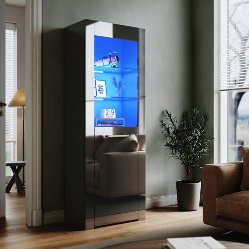Black display cabinet high - display,