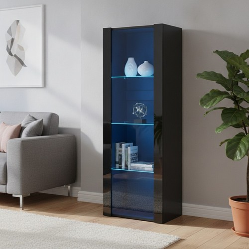 Led tall display cabinet - display,